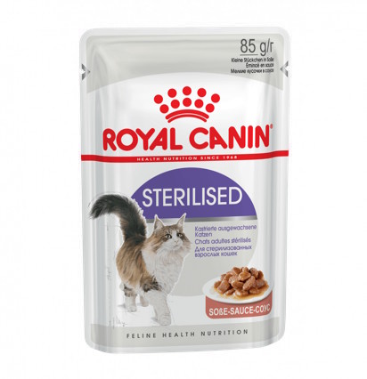 Royal Canin Sterilised консервы для стерилизованных кошек в соусе 85 гр. 